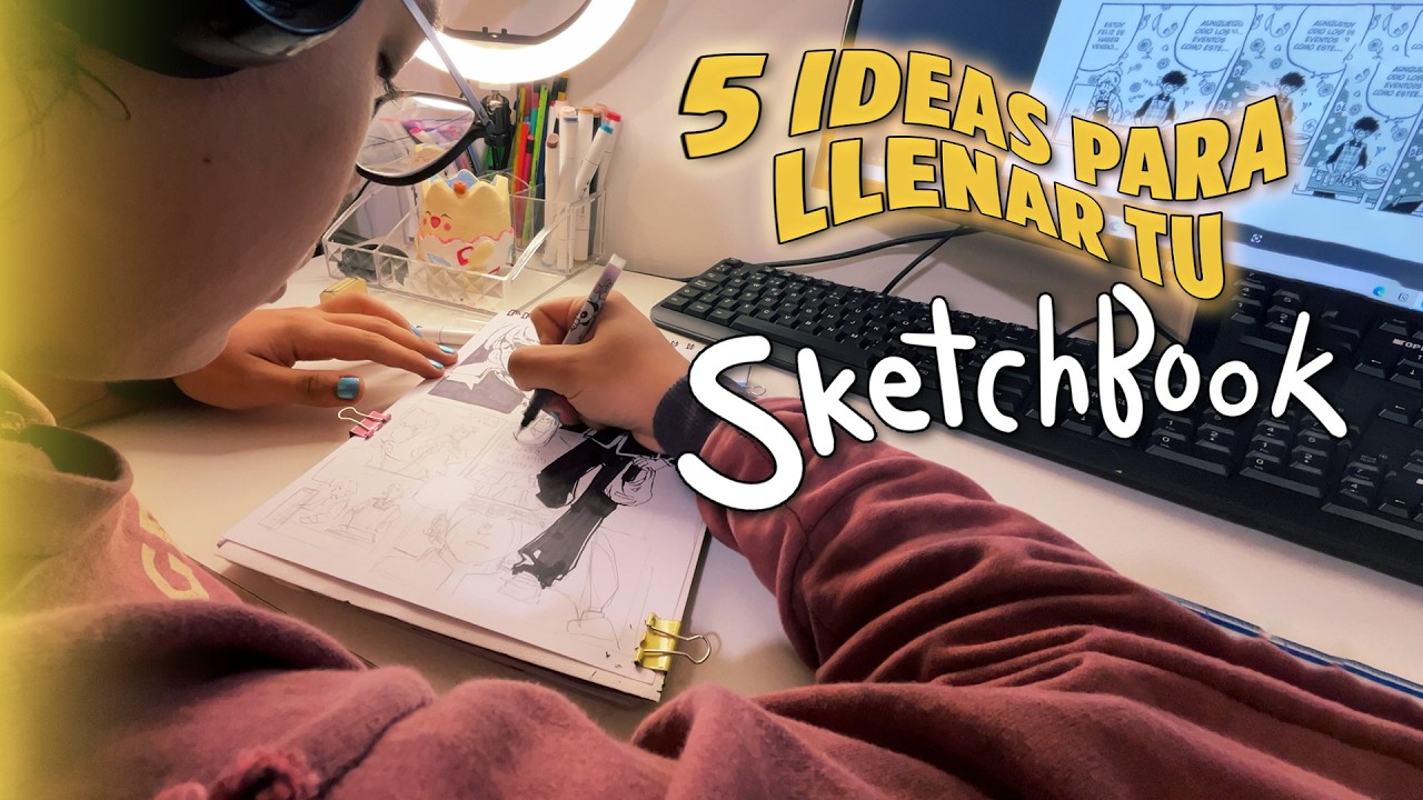 5 IDEAS para TU SKETCHBOOK ✍ | Vlogmas 9 | Rodo