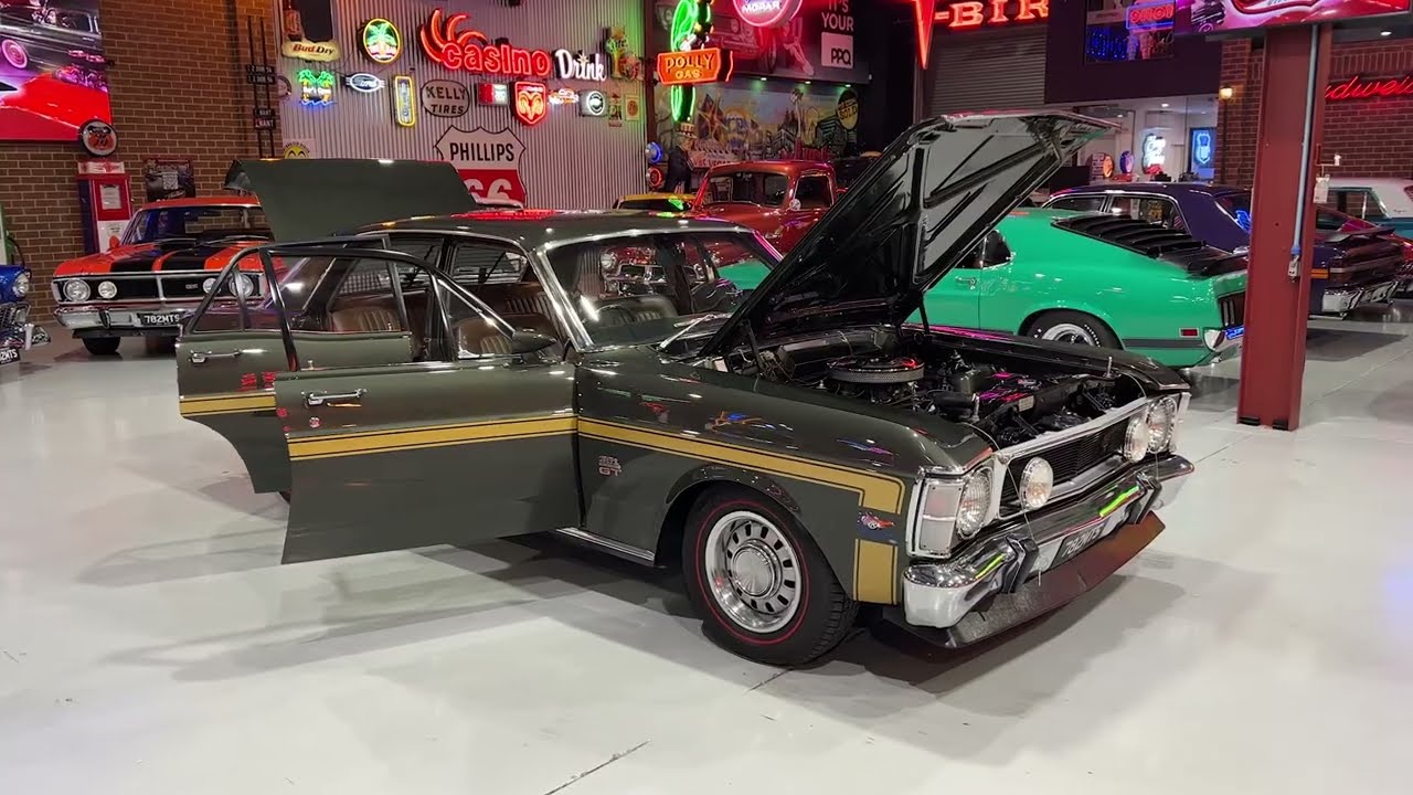1969 Ford XW GT Falcon Sedan for sale by auction at SEVEN82MOTORS Classics Lowriders and Muscle Cars