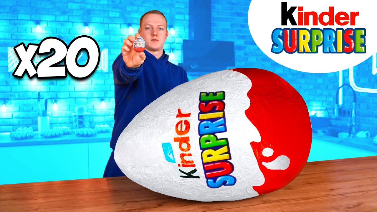 Riesen Kinder Surprise | So bauen Sie das größte DIY-Kinder Surprise der Welt von VANZAI
