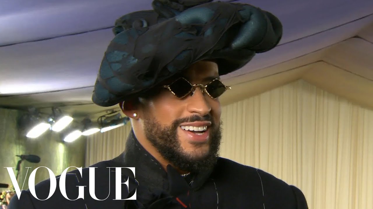 Bad Bunny 'Can&rsquo;t Breathe' in His Corseted John Galliano Met Look | Met Gala 2024 | Vogue