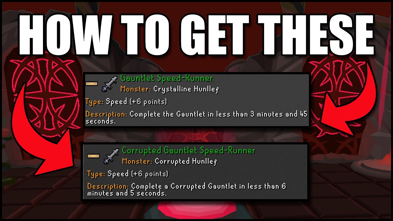 Гайд по скоростному прохождению Gauntlet и Corrupted Gauntlet для CA (OSRS)