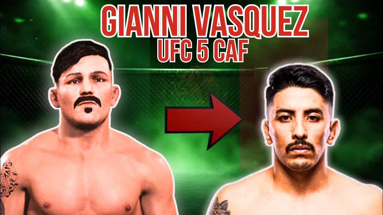 Gianni Vasquez Realistic Created  Fighter  | UFC 5 CAF