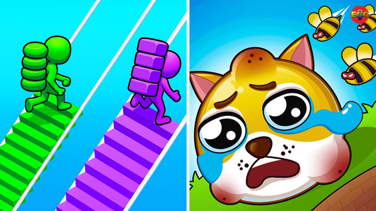 Save The Doge Vs Bridge Race | Max Gameplay Walkthrough | New Update(Android & iOS)