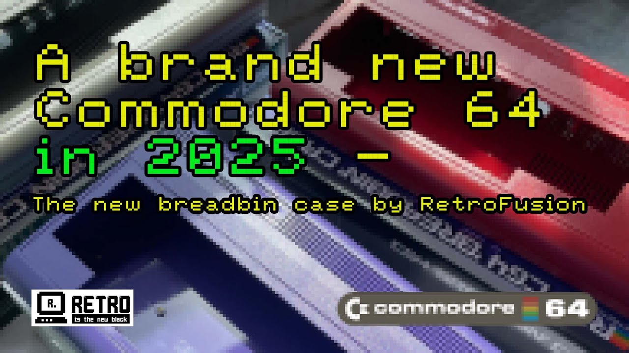 A brand new C64 in 2025 - New C64 breadbin case from RF #pcbway  #commodore64 #commodore #c64case