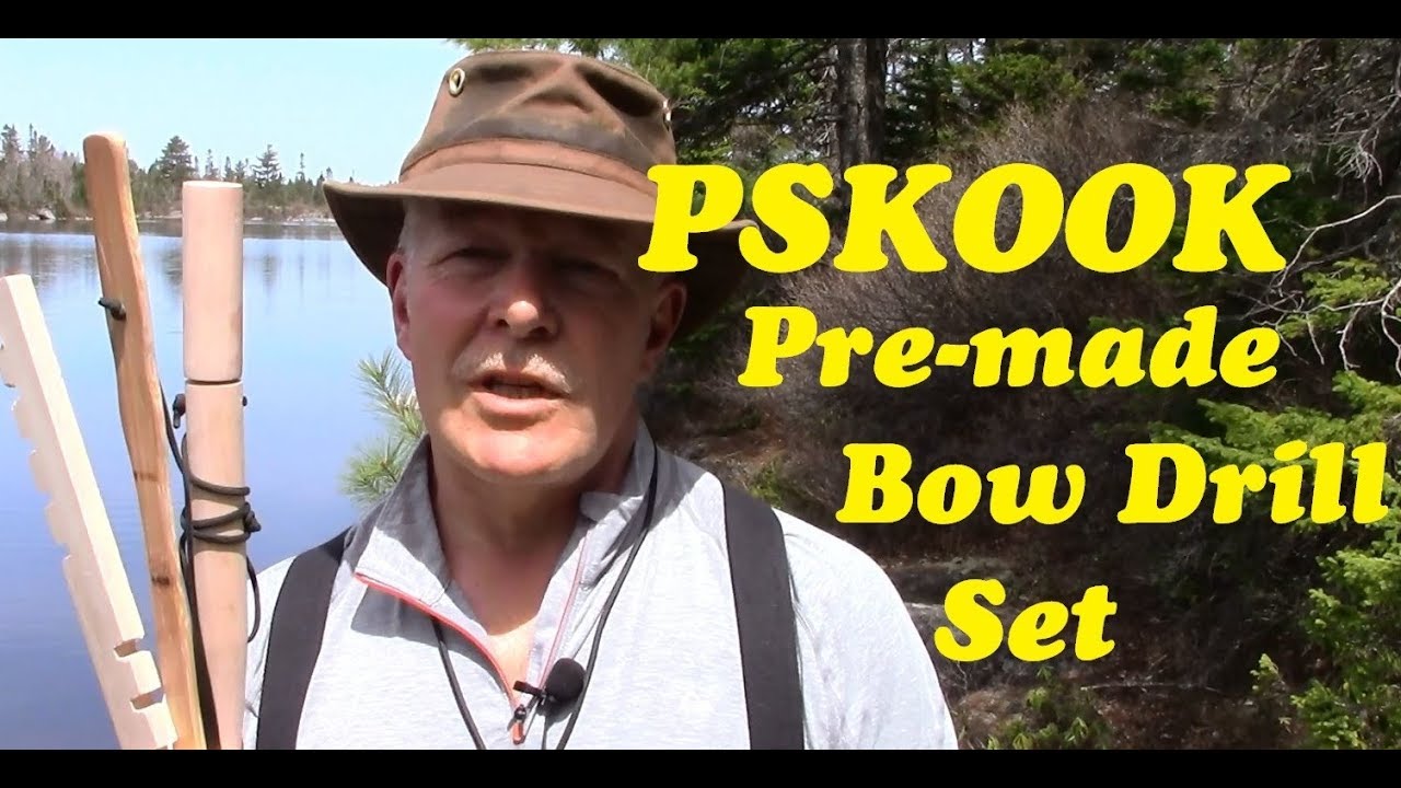 PSKOOK Pre-made Bow Drill Set