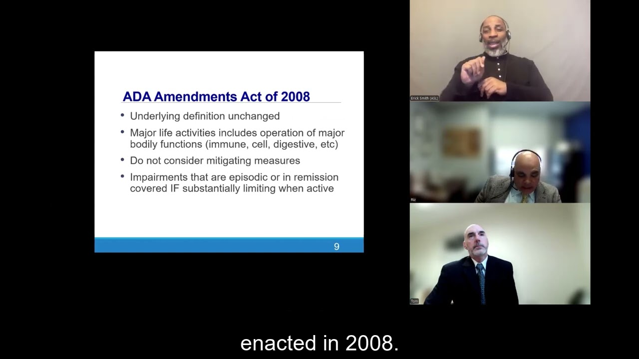 2025 01 16 Employment Law Webinar  CAPTIONED VIDEO