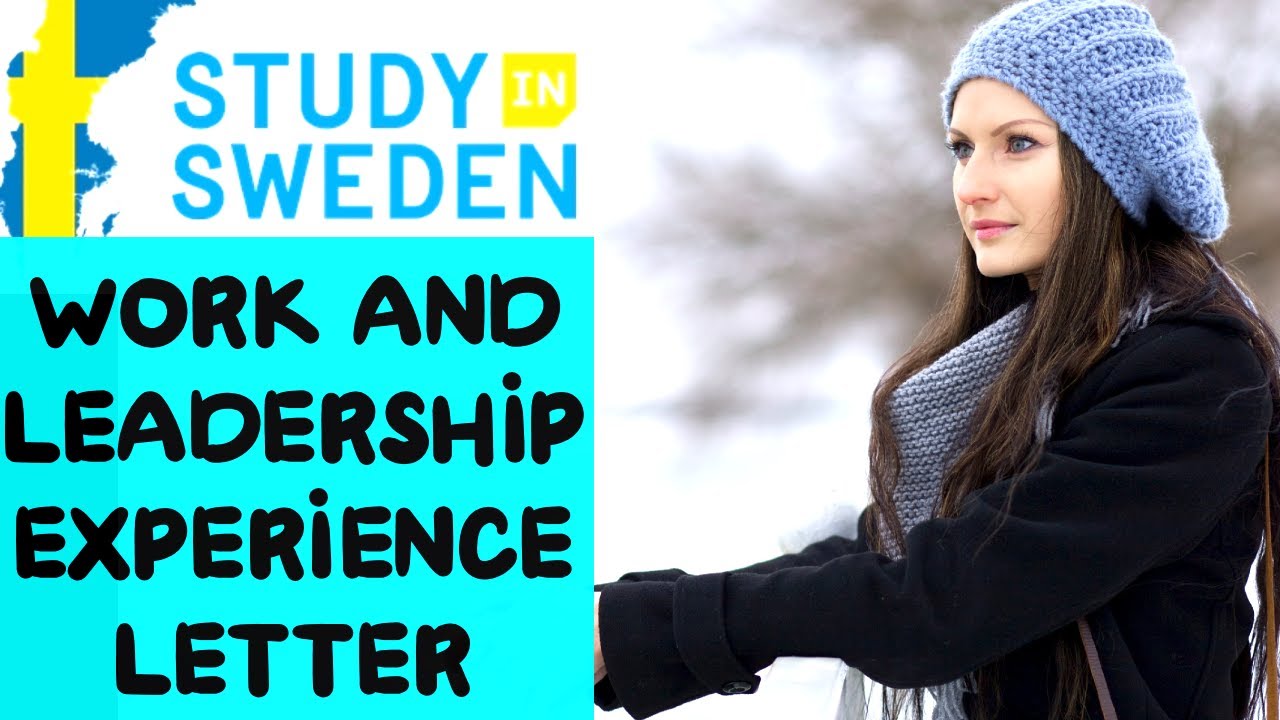 ස්වීඩන් Full Scholarship එක ගන්න Work and Leadership experience letters හදමු | Study in Sweden