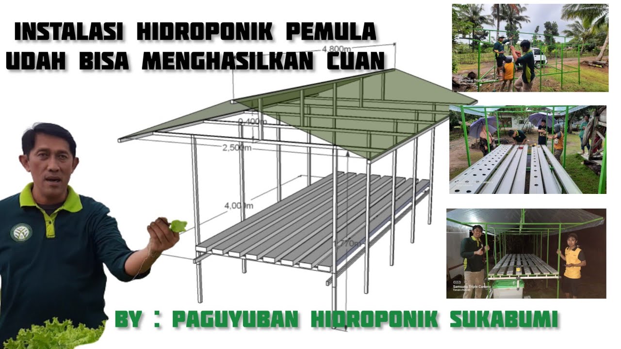 Pemasangan Instalasi Hidroponik untuk pemula oleh @PHS01worth it banget
