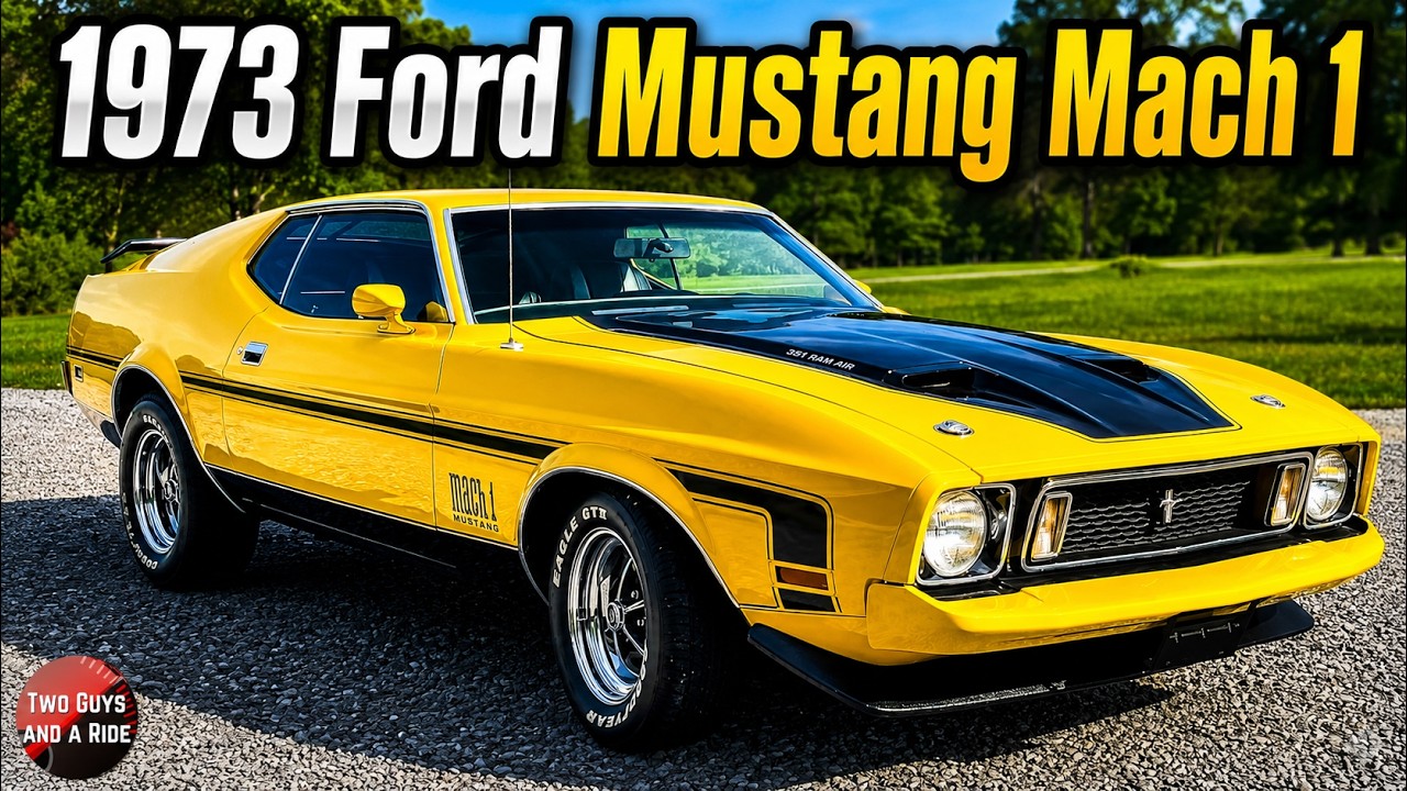 1973 Mustang Mach 1 Review | Attitude Yellow, 351 Cobra Jet, Ram Air