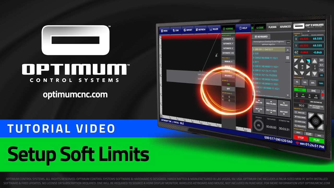 OptimumCNC: 04 Soft Limits