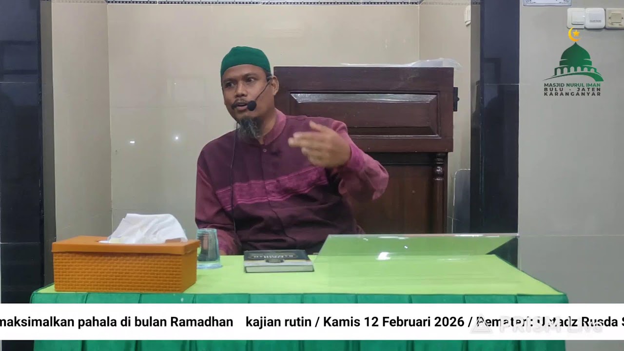 Siaran langsung Masjid Nurul Iman Bulu Jaten