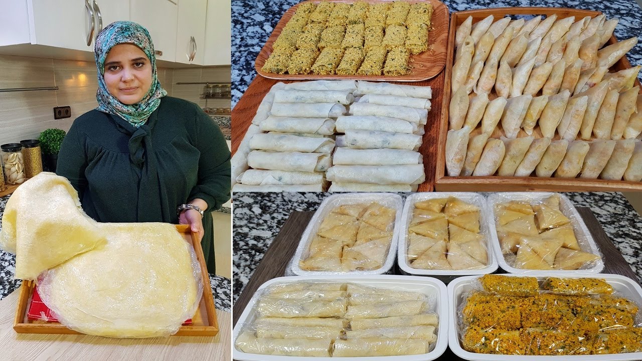سيكار بطاطا/بريوات مالحين بالدجاج  بكمية كثيرة/ تحضيرات رمضان