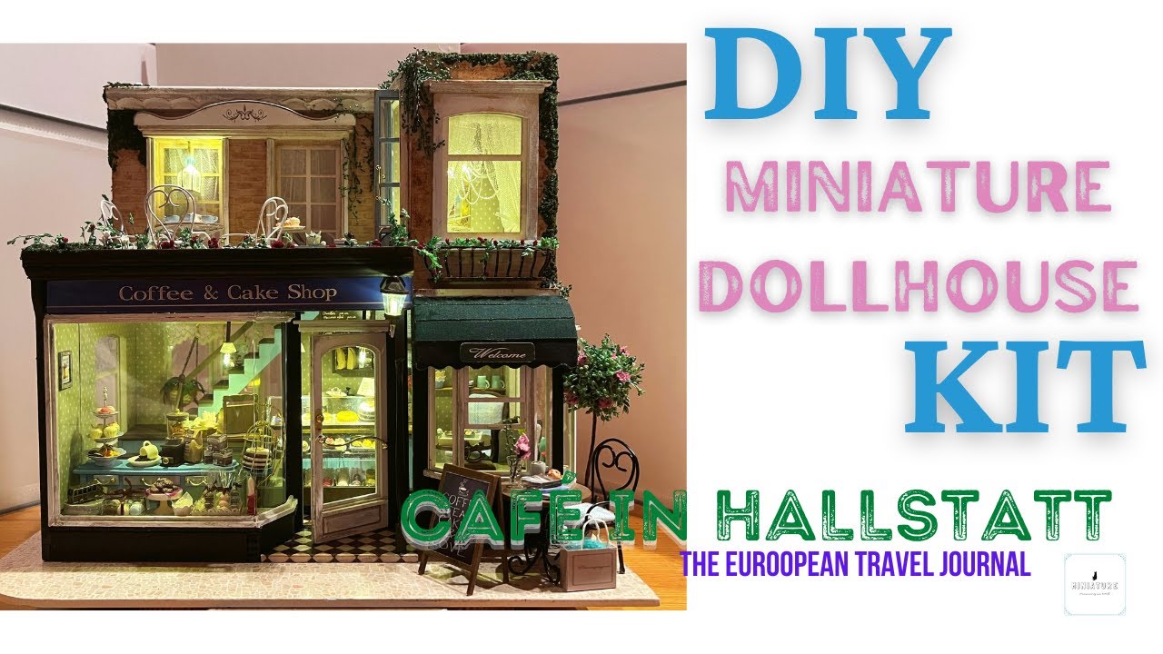 Tutorial編【DIY ミニチュア】ドールハウス・キット#27 [PAKITOY Café in Hallstatt]