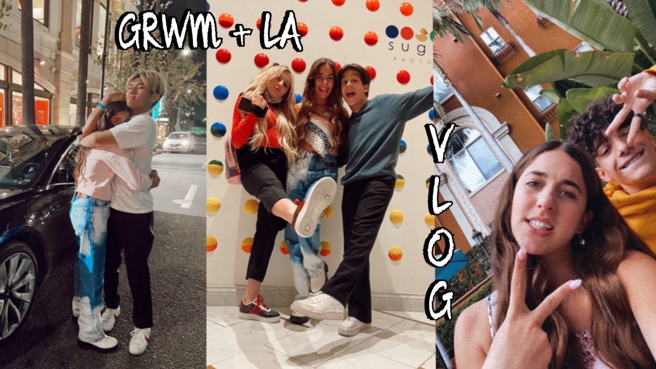 GRWM + LA vlog! (ft. Vanlinker) || GiaNina Paolantonio