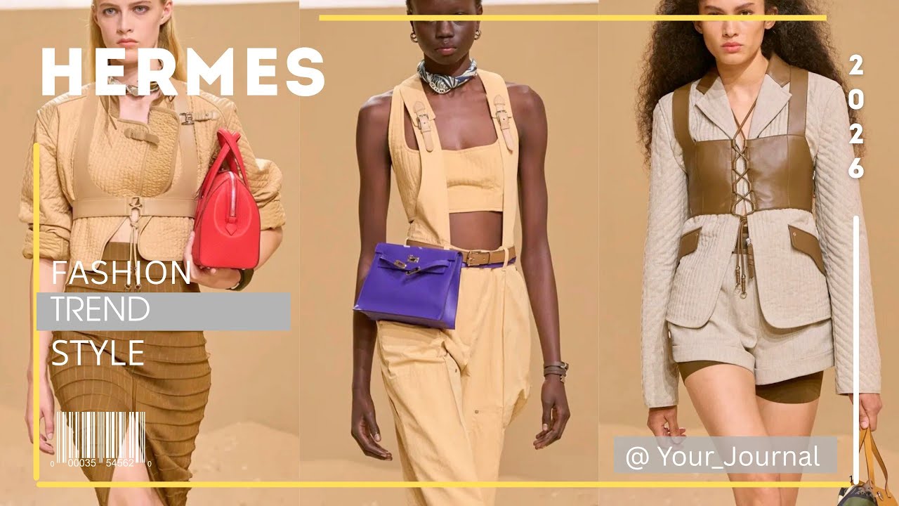 Hermès 2026 Весна - лето на Неделе моды в Париже Показ коллекции 