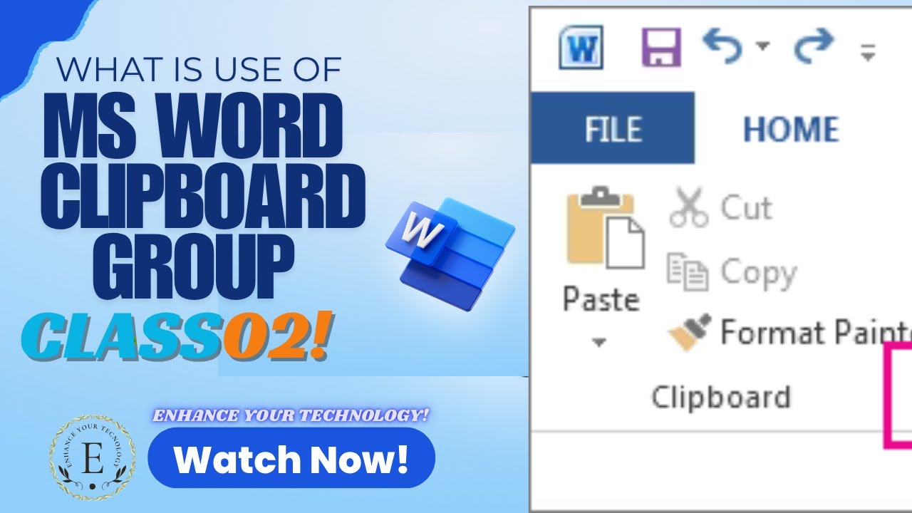 How to use MS Word Clipboard Group || clipboard group in ms word