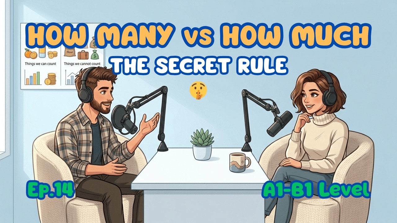 How Many vs How Much? | English Listening Practice | Daily Conversation for Beginners