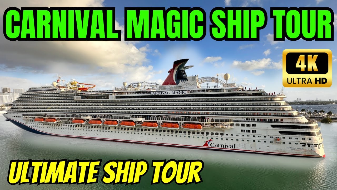 Carnival Magic Ultimate Ship Tour Deck By Deck Walkthrough