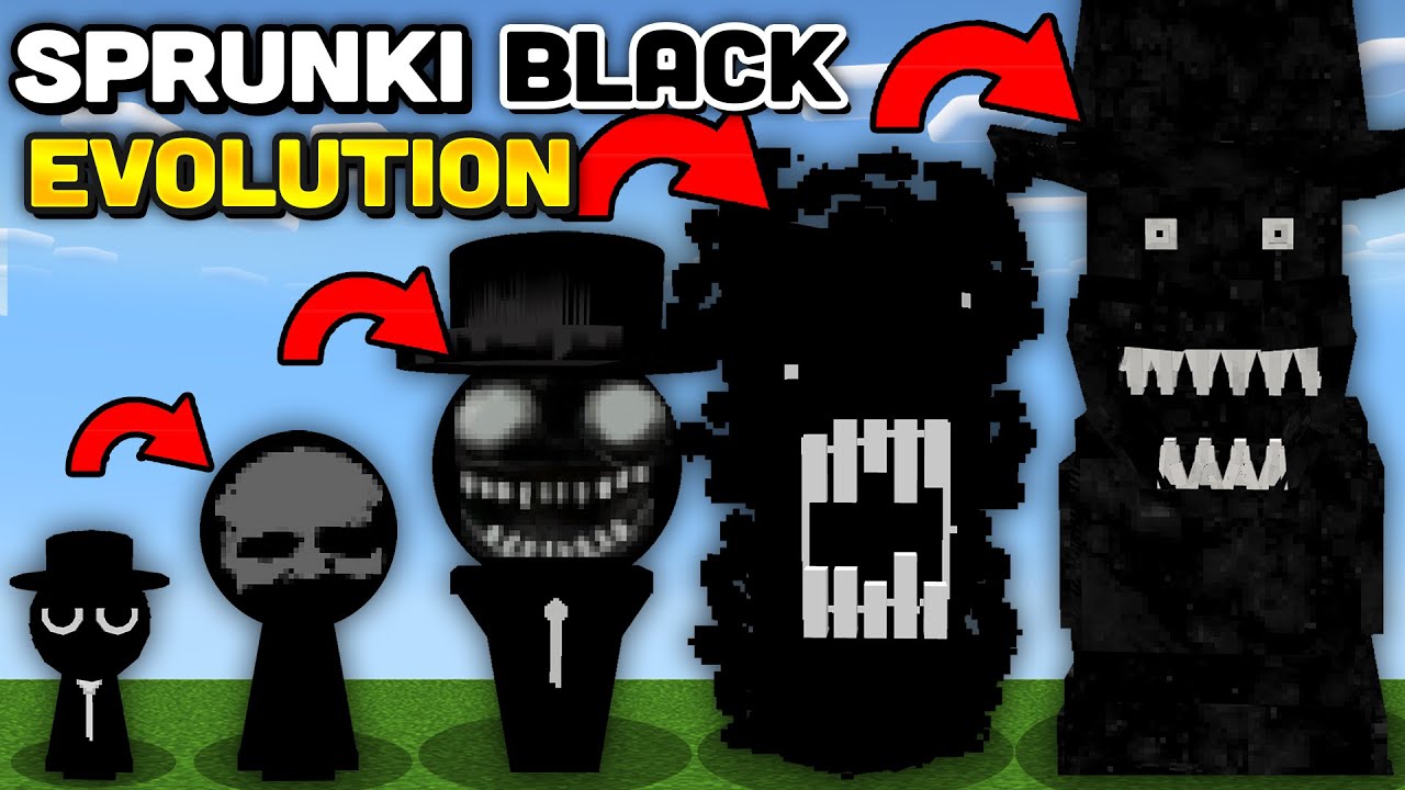 Minecraft But I Evolve SPRUNKI BLACK ФИНАЛЬНЫЙ БОСС