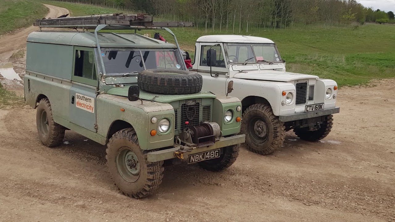 1-Ton Land Rovers on Salisbury Plain, April 2019