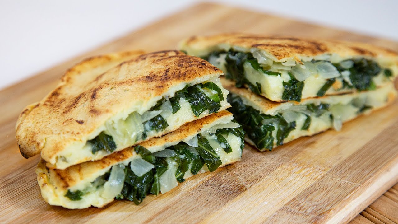 Lanche rápido e fácil feito na frigideira sem glúten e sem lactose