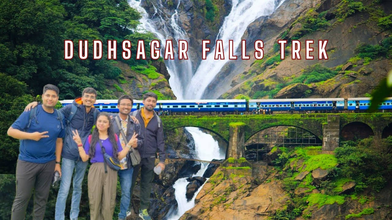 Dudhsagar Falls Trek || Goa || 2024 || 4K || Charges, Timings, Route, Instructions 