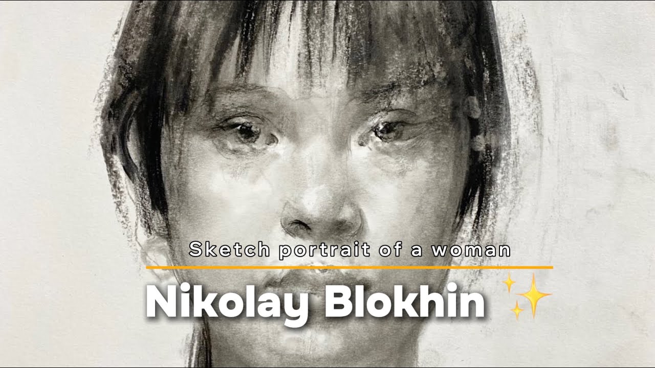 Sketch portrait of a woman ✨Nikolay Blokhin