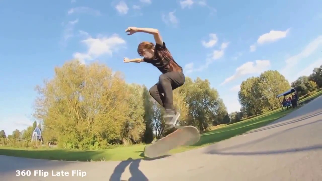 CRAZY FLATGROUND SKATEBOARDING TRICKS COMPILATION