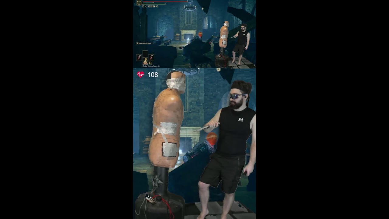 Elden Ring Daggers on Punching Dummy Controller!