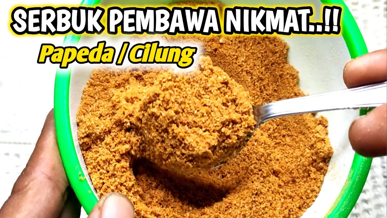 Resep & Cara Membuat Serbuk/Abon Gurih Papeda Cilung