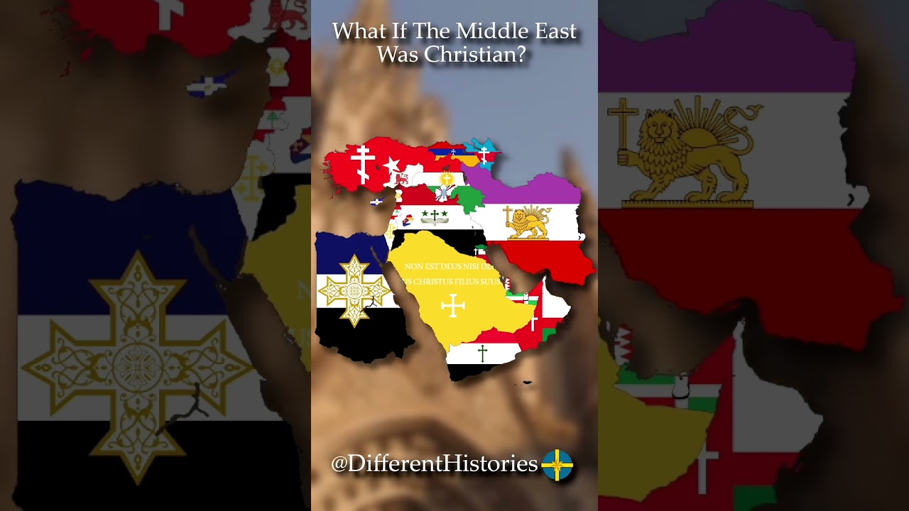 What If The Middle East Was Christian? ✝️☦️ #geography #history #maps #christian
