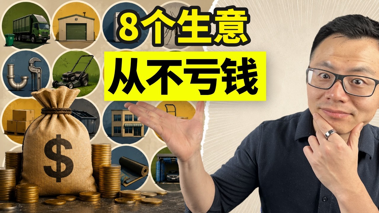这8个行业看着无聊，却悄悄诞生了大量的百万富翁。最没有意思，却最赚钱的8个行业，利润高到爆炸，连AI都抢不走的赚钱好行业