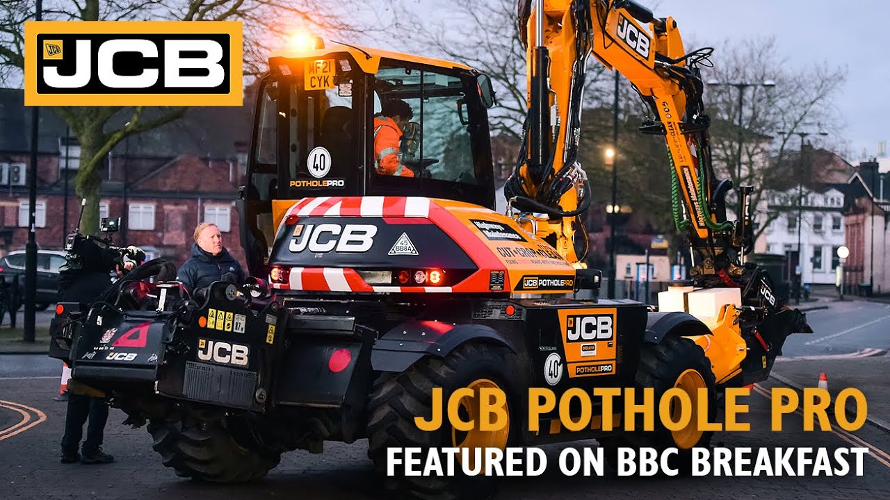 JCB Pothole Pro featured on BBC Breakfast