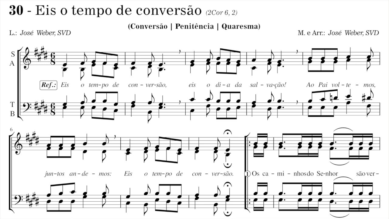 Eis o tempo de Conversão - Pe. José Weber, SVD  - 2Cor 6,2
