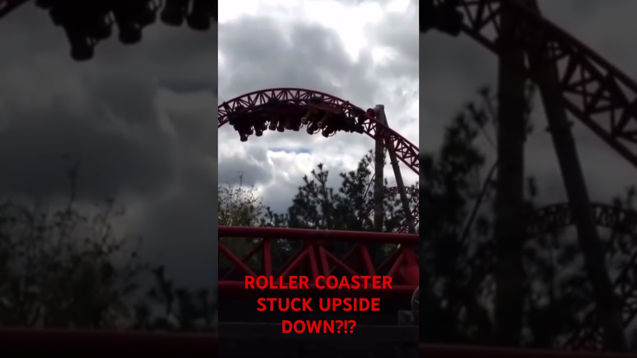 Roller Coaster stuck upside down ?!?