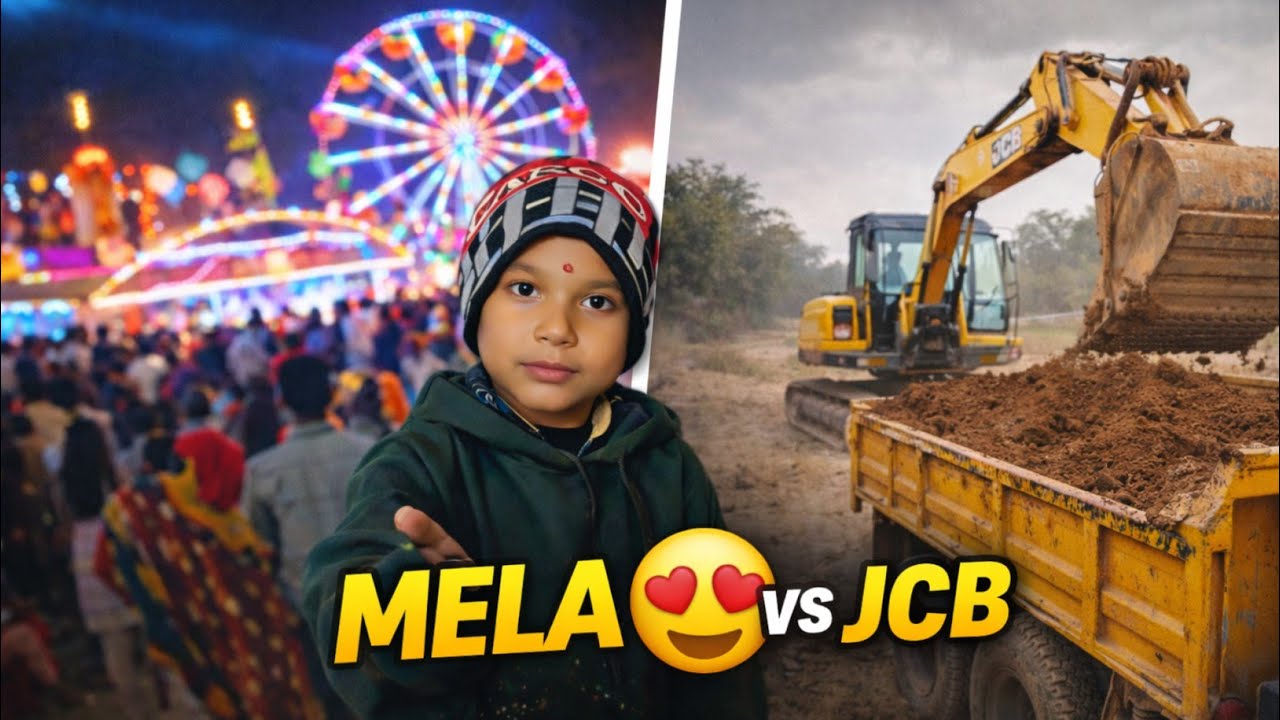 Ayush Mela Gaya Aur Ham JCB Loading Me Phas Gaye 😢 | Real Village Life Vlog 