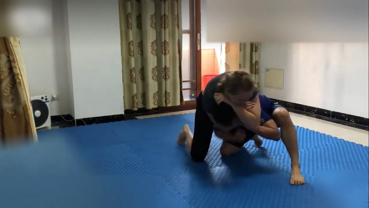 Hard BJJ Rolling with My Girlfriend Marleen in July 2023