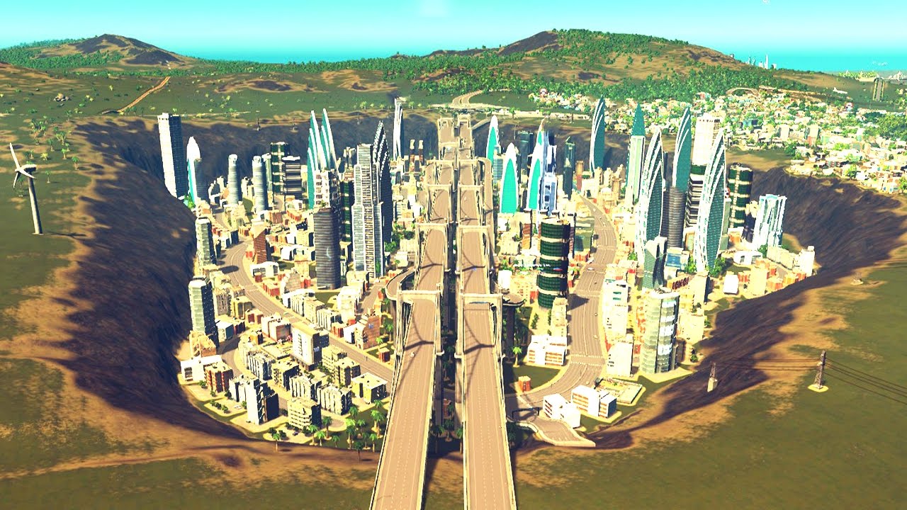 THIS CITY USED TO BE UNDERWATER! (Cities Skylines #19)