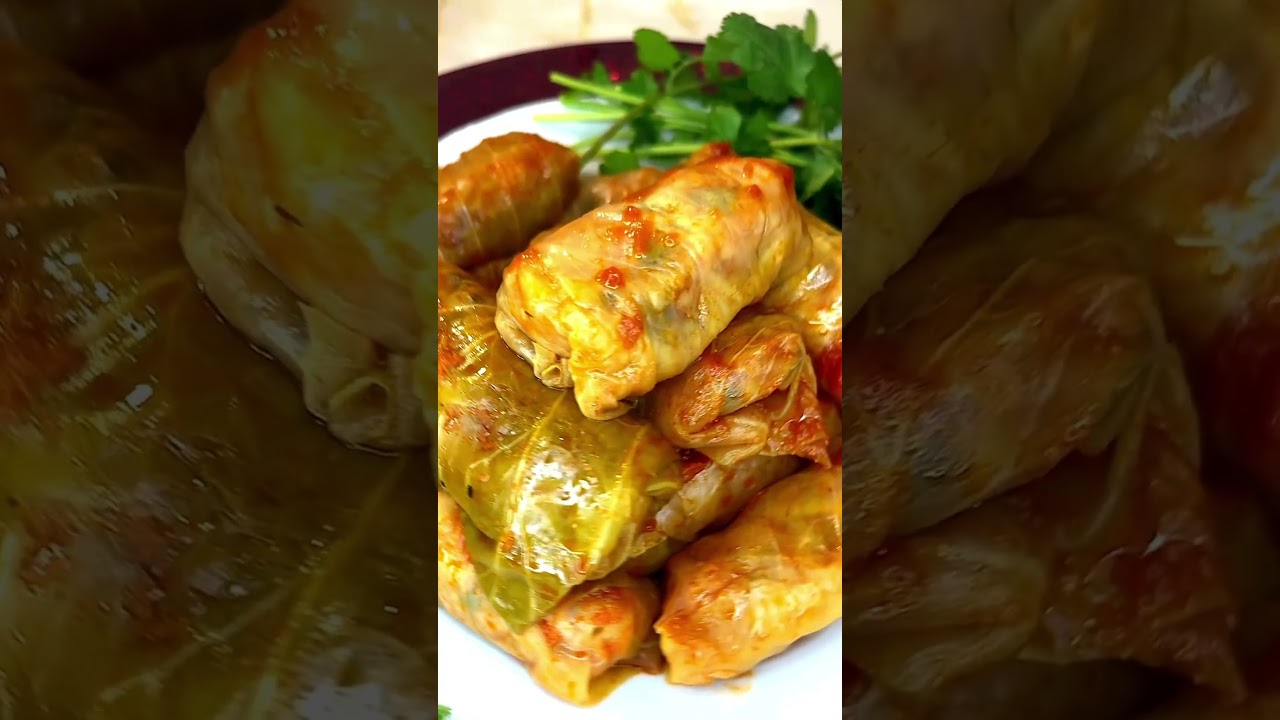 Rollitos de Repollo con Arroz | Rollitos de col | Niños envueltos | Tolma | Sarmale 🫶🏼🤤