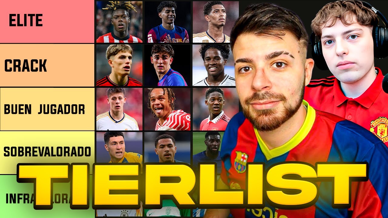 LAS PROMESAS MÁS IMPORTANTES DEL MUNDO DEL FÚTBOL | TIERLIST ft 