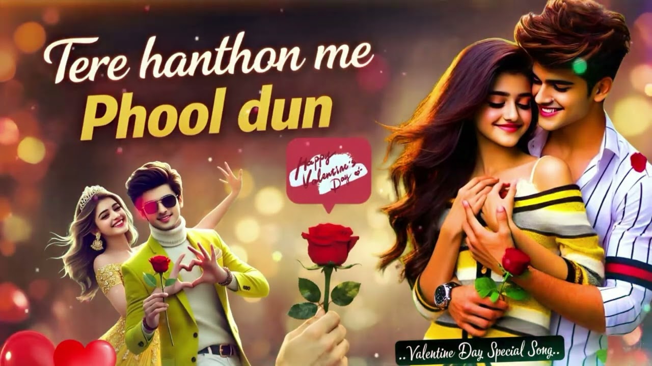 Tere Hathon Me Phool Dun 🌹 | Valentine’s Day Special Romantic Song 2026 ❤️ | Love Melody
