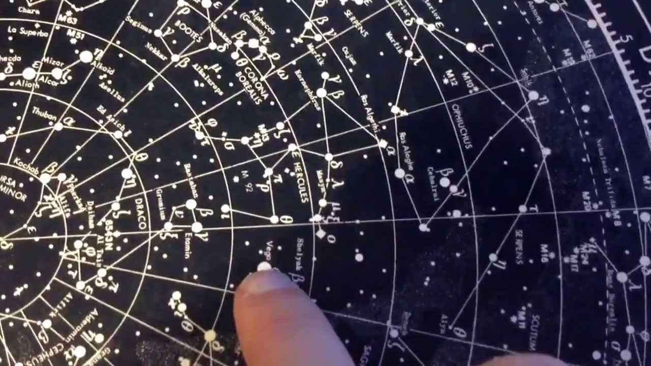 Lección de uso del Planisferio. Parte 1 La carta.