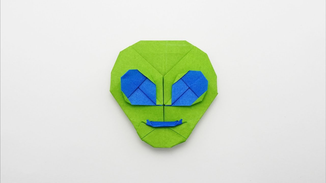 ORIGAMI ALIEN EMOJI 👽 (Jo Nakashima)