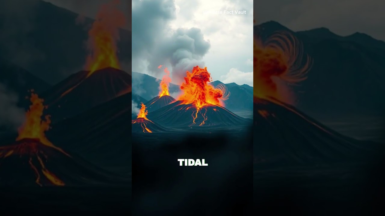 Tidal Heating | #factshorts #universe #newfact #space #newfact #tides #facts #factviral #uniquefacts