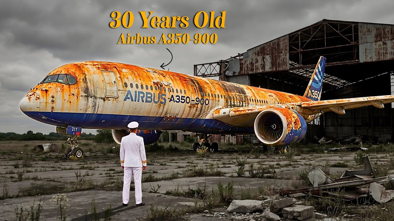 30 Years Old Airbus A350-900 Looking New Again (Full Restoration)