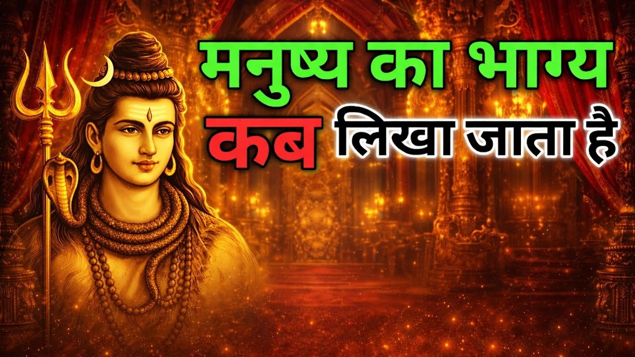 मनुष्य का भाग्य कुल लिखा जाता है हर हर महादेव #motivation video#story Motivational |#krishnastory🔱🚩