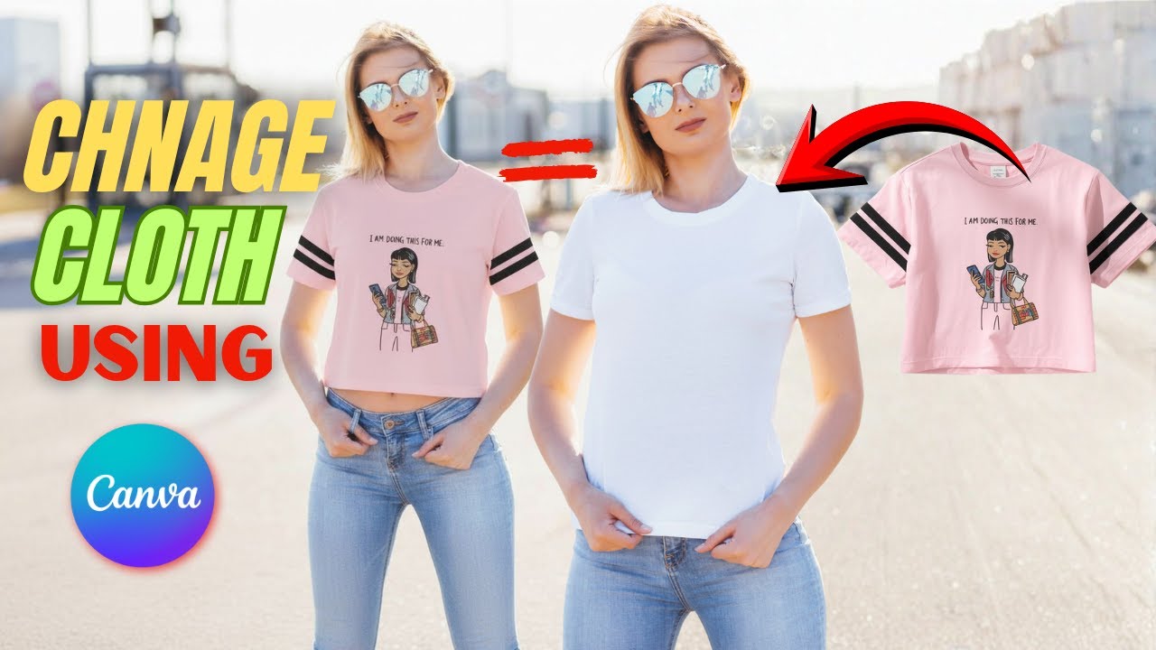 How to Change Clothes in Images Using Canva | AI Cloth Changer