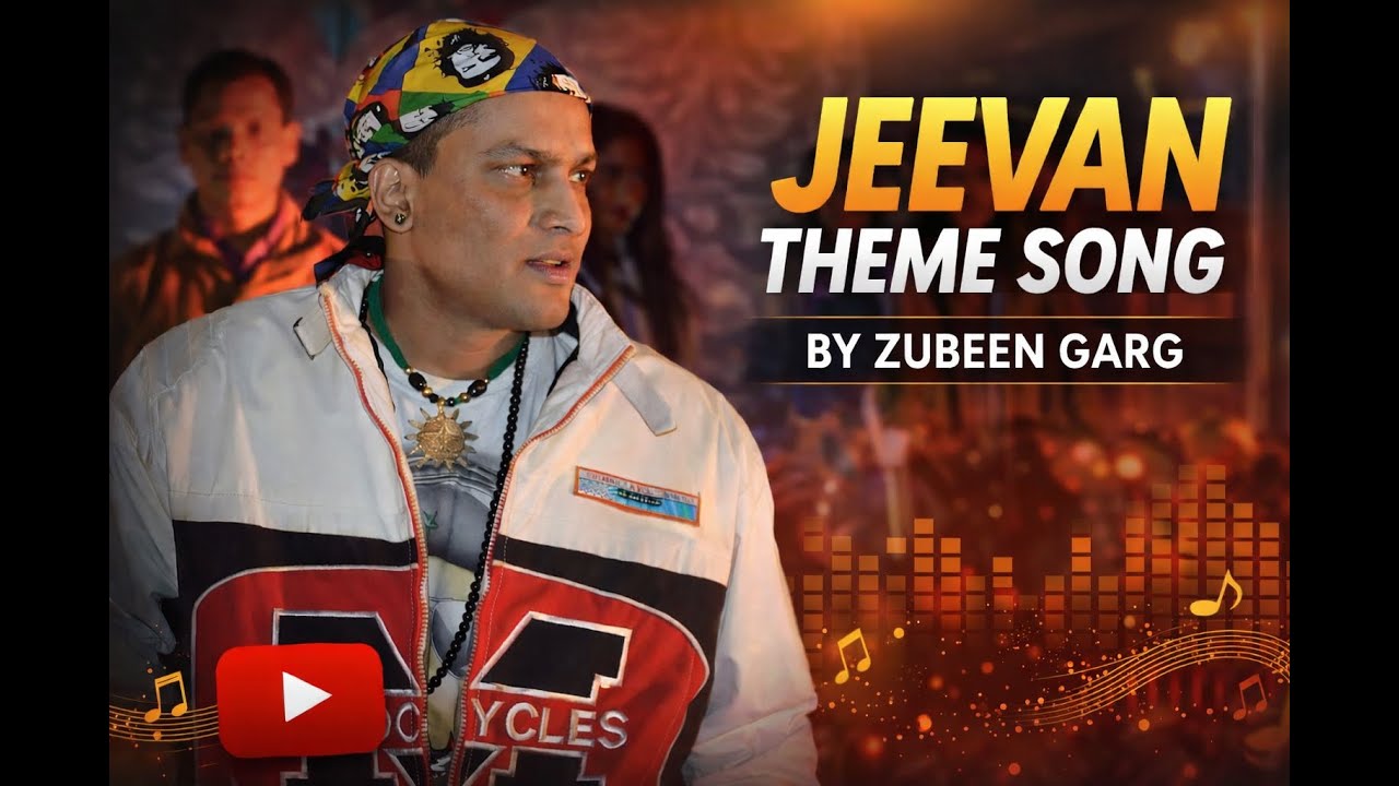 Jeevan Theme Song | Zubeen Garg | Lyrical Animated Video