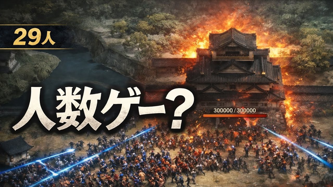 人数ゲーだと思ってませんか？ ほぼMAX人数で敗北【信長の野望 覇道】