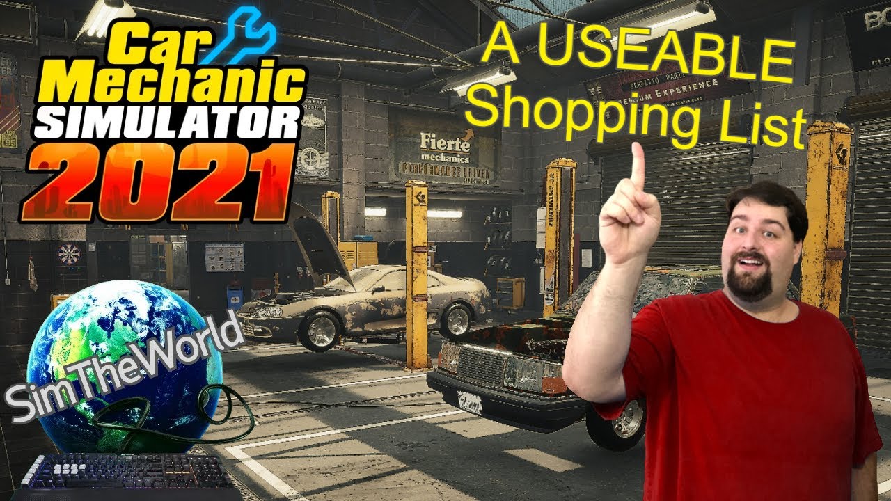 HOW TO USE the Shopping List | Car Mechanic Simulator 2021